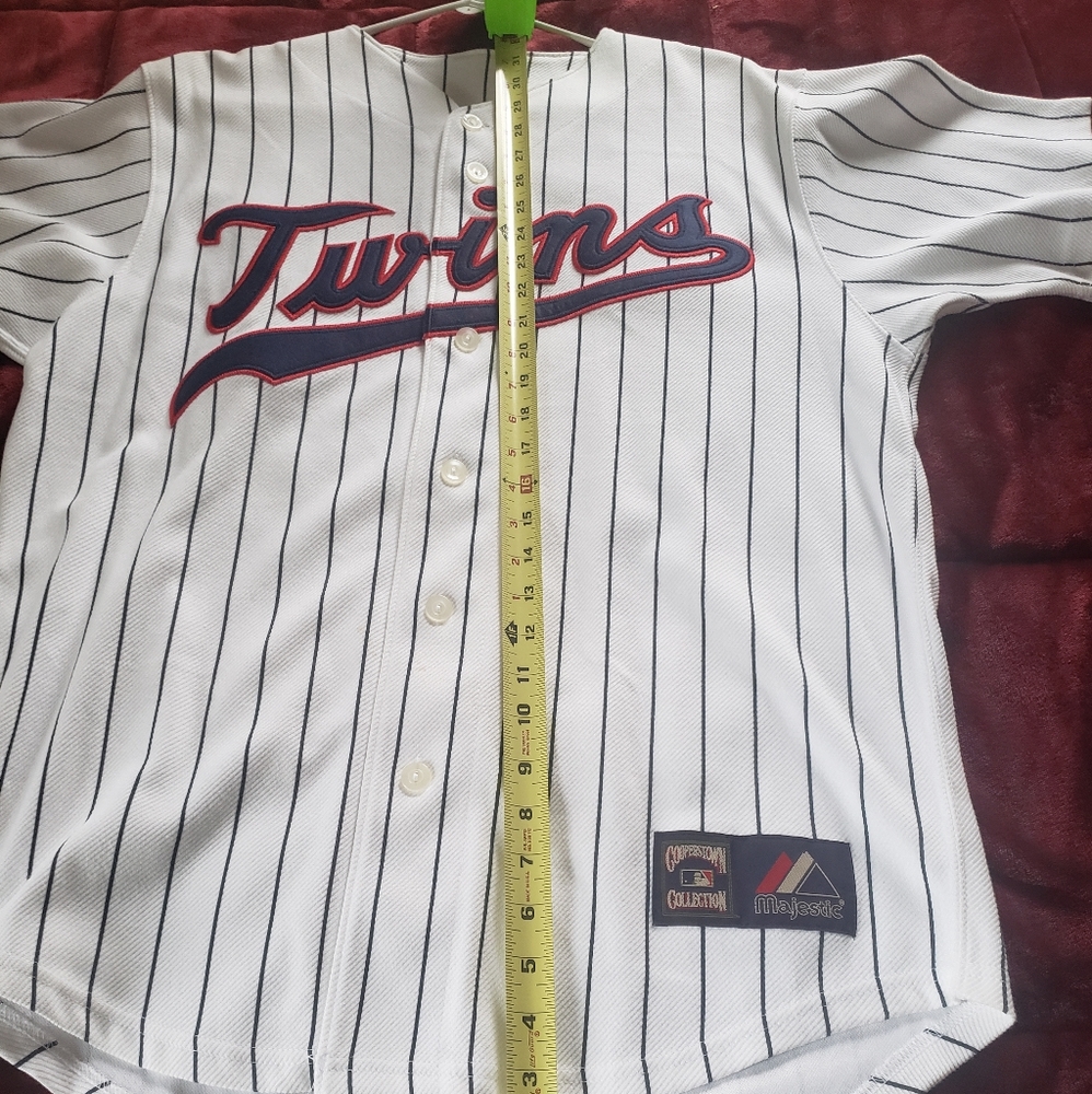 Harmon killebrew majestic cooperstown collection throwback twins home jersey